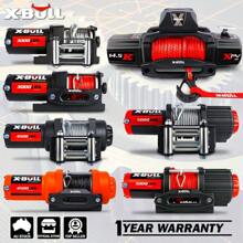 High-Performance 12V Electric Winch With 12000LBS Capacity, Synthetic Rope, And Wireless Remote For 4WD & 4X4 Vehicles & Trailers