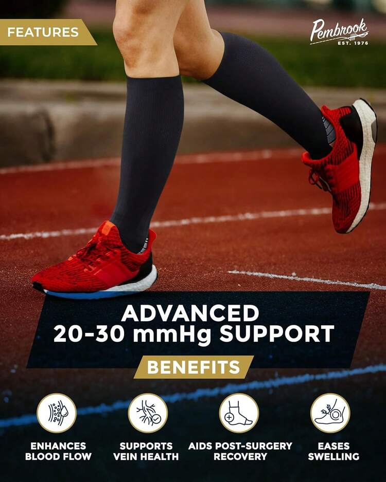 Athletic Socks - Màu đen phối đồng - 3 đôi - Xem 9