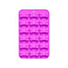 Silicone Molds With Puppy Dog Paw And Bone Shaped Reusable Non-Stick Ice Cube Trays & Flexible Candy Chocolate Molds For Homemade Dog Treats, Pudding, Jelly & Baking Biscuits - Multicolor - View 12