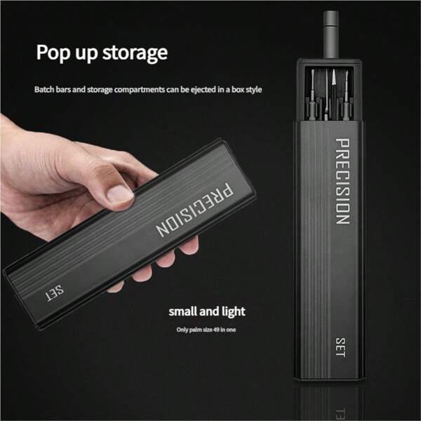 49-In-1 Precision Screwdriver Set For Mobile Phone & Laptop Cleaning, Disassemblyand Repair .Professional Precision Screwdriver Kit