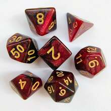 8 x 7 (56 Stücke) - D&D Würfelset, Polywürfel für RPG MTG Rollenspiele, Tischspiele, Mysteriöses Würfelset, 10-seitige Würfel, tolles Geschenk für Halloween, Weihnachten, Überraschungstüte mit Würfeln, verschiedene Stile, zufällige D&D Würfel, geeignet für RPG MTG Rollenspiele, Brettspiele, perfektes Geschenk für Valentinstag und andere Feiertage sowie Geburtstage voller Überraschungen - Verschiedenfarbig - Übersicht 18