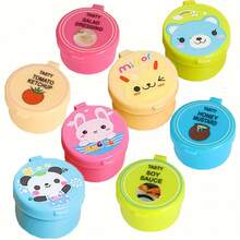 8/12个迷你便携式酱料容器，日式沙拉酱，番茄酱调味罐