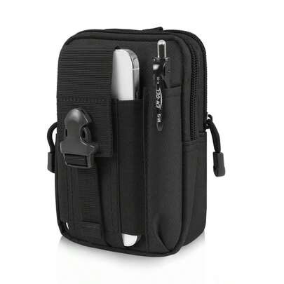 Bolsa tática de cintura, militar, esportiva, para celular, montanhismo, ciclismo, corrida, à prova d'água, durável