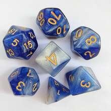 8 x 7 (56 Stücke) - D&D Würfelset, Polywürfel für RPG MTG Rollenspiele, Tischspiele, Mysteriöses Würfelset, 10-seitige Würfel, tolles Geschenk für Halloween, Weihnachten, Überraschungstüte mit Würfeln, verschiedene Stile, zufällige D&D Würfel, geeignet für RPG MTG Rollenspiele, Brettspiele, perfektes Geschenk für Valentinstag und andere Feiertage sowie Geburtstage voller Überraschungen - Verschiedenfarbig - Übersicht 22
