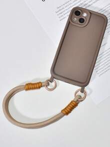 3pcs/Set Stylish Korean Black Braided Lanyard, Compatible With Apple 17 Pro Max, 14, 13, 11, XS Max, 12 Pro, 8/7/8 Plus, Versatile Shoulder Strap, Phone Case Accessories