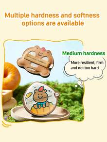 Amortals 2个面包形化妆海绵 + 1个熊形收纳盒，可爱泰迪熊化妆海绵，适用于粉底液、散粉等，时尚百搭，适合年轻女孩、Y2K、校园、通勤、角色扮演、节日、生日等场合，可作为送给女儿、新娘、伴娘、女友的礼物，也适合旅行、化妆等场合，价格实惠，可用于房间装饰、梳妆台、卧室等。产品包含化妆粉扑、美妆蛋、粉扑、化妆海绵等，价格实惠，适合作为圣诞礼物、化妆品、化妆工具等，也是不错的选择。此外，它也是旅行必备品。 - 巧克力棕 - 查看 7