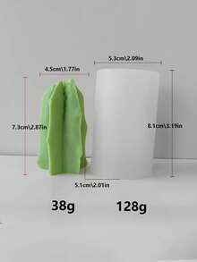 DIY多肉植物硅胶模具，装饰性多肉植物蜡烛模具，可重复使用，多种款式可选 - 白色 - 查看 15