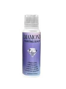60ml/120ml/Diamond Painting Sealing Glue Special Reinforcement Glue Sealant For Point-Drilling Painting Puzzle Works Anti-Drilling Fixing Brightener DIY New Diamond Painting Tool Brightening Send Brush