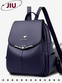 防盗PU皮革双肩包，女士钱包，多功能时尚日常包，多口袋轻便旅行包，大容量简约双肩包，便捷双肩包，适合学生、护士、教师、商务人士、旅行、通勤、购物、办公、约会、徒步、训练、工作，生日礼物、节日礼物，背包