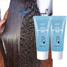 2pcs GZE Protein Straightening Cream, Halus dan Mudah Disisir, Sehat dan Kuat untuk Rambut Rusak, Tidak Menarik untuk Rambut Keriting dan Kusut - Royal Blue - View 10