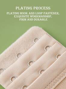 3pcs/Pack Women's Bra Elastic Extension Hooks With 3 Rows Of 3 Hooks + 2 Rows Of 3 Hooks In 3 Colors