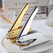 1 pieza sello embosador personalizado, sello embosador manual personalizado, sello embosador de logotipo, sello embosador de logotipo de boda, sello embosador de libros de biblioteca - Multicolor - Ver 10