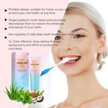 100g Pasta de dientes blanqueadora de niacinamida - Limpieza profunda, aliento fresco con menta, aceite de coco y aloe vera, cuidado oral diario para hombres y mujeres - Multicolor - Ver 2