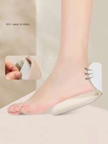 2 pares de almohadillas para talón ComfortFit - Protectores acolchados de 3 mm para zapatos flojos, rellenos antideslizantes y antiampollas para mejorar el ajuste para hombres/mujeres (esencial para viajes/trabajo - solución universal para zapatos)