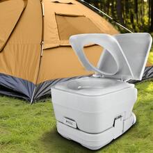 Portable Travel Toilet RV Potty 2.6 Gallon Detachable Tank & Handle Flush Pump - 1 - View 6