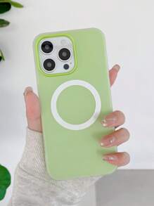 Funda de protección magnética de jelly de dopamina compatible con iPhone 16, 16 Pro Max, 15 Pro Max, a prueba de golpes, híbrida de silicona suave-dura y de cobertura completa para iPhone 14, 13, 15, piel amigable