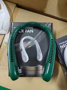 1 件挂颈风扇，USB 供电，5 档可调数字迷你便携式免提风扇 - 彩色 - 查看 16