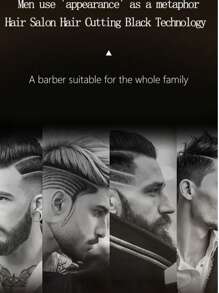 Kemei KM-T9 Hair Clippers For Men,Cordless Electric Hair Trimmer And Beard Shaver,T Blade Zero Gapped Edgers Clipper Hair Cutting Kit,Rechargeable,Gift For Father&Gift For Men,Type C-USB