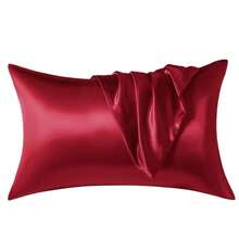 Kuup 2 uds fundas de almohada funda de almohada satén sedoso belleza del cabello fundas de almohada cómoda funda de almohada decoración del hogar al por mayor NIWV - 2p-qian fen se - Ver 7