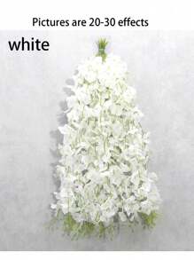 50 PIEZAS Guirnalda colgante de flores de seda de Wisteria artificial, decoración floral colgante perfecta para bodas, fiestas, cumpleaños, Navidad y hogares