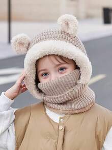 Baby & Kids Hats - Bear Ears Plush Hat - View 8