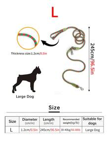1pc Reflective Nylon Hands-Free Shoulder Pet Leash, Multifunctional For Running And Walking With Dogs, Suitable For Large, Medium And Small Dogs For Outdoor And Indoor Use