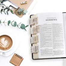 ‌75-Piece Dusty Blue Bible Tabs Set - Transparent Laminated Index Tabs For Study Bibles, Men & Women (Mr Pen Brand)‌ - Catholic Bibles - View 9