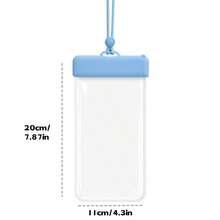 1pc Waterproof Phone Pouch, IPX8 Waterproof Phone Case, With Lanyard - Essential For Diving, Swimming, Beach, Compatible With IPhone Android Phones Up To 9.45in And All Models