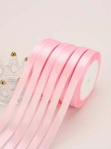 1pc 1cm Satin Ribbon, Multi-Color Silk Ribbon, Flower Craft Ribbon Bow Hair Clip Birthday Gift DIY, Wavy Ribbon For Various Festivals, Parties, Birthdays, Cake Decorations, Gifts, Weddings, Floral Arrangements, Romantic Decorations