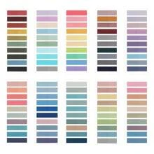 10pcs/2000 Sheets Muted Color Index Tabs, Student Reading Marker Stickers, Bible Reading Note Labels, Colorful Translucent Sticky Notes,School Supplies,Back To School