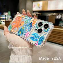 Funda para phone 11, 12, 13, 14, 15, 16 Plus y Pro Funda protectora Promax XSMAX XS/ X S22, S23, S24, PLUS ULTRA S23, S24 FE con esquinas electrochapadas, diseño elegante y resistente a caídas. - transparente - Ver 2