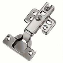 2 个液压橱柜铰链、缓冲橱柜铰链、橱柜铰链、可调节橱柜门铰链、易于安装 - 銀色 - 查看 1