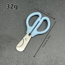 1 pieza Tijeras multifuncionales de acero inoxidable de 11*6.3*1cm, tijeras de corte multiusos portátiles para el hogar, mango cómodo, disponible en varios colores