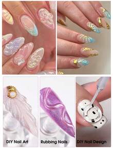 10ml 3D Nail Art Sculpting Gel 1/2 PCS DIY Designs No Wipe Clear Waterproof Sculpting Gel Waterproof Nail Art Design Gel For Intricate Carvings & Shapes - Clear - View 6