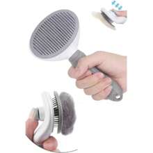1 pieza Peine para gatos - Cepillo para peinar y eliminar, peine de limpieza automática para mascotas adecuado para gatos de pelo corto y largo - Herramienta profesional de eliminación de pelo