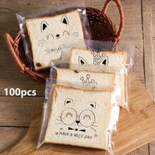 100 Reusable Clear Sandwich Bags- Food Storage,Vacuum Sealing, Kitchen Organization - Multicolor - View 3