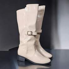 Women Knee-High Boots - Nude - View 1