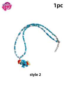 MY LITTLE PONY 1 Cute Cartoon Bebead Necklace - Character Pendant, My Little Pony Lover, Birthday, Gift For Girlfriend, Thanksgiving Christmas, Halloween Decorative Creative Gift,Valentine's Day, Graduation Gift, Birthday Gift, Gift, Birthday Decorative Gifts, Decorations,Valentine Day Valentines, Home Decor, Valentines Gifts
