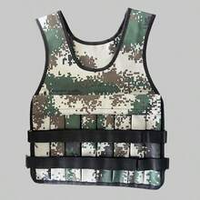 1pc Weighted Vest For Running & Fitness (Vest Only), Maximum Load Capacity 35 Kg (Weights Not Included) - Camouflage Color - View 6