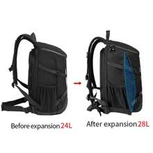 MOTOCENTRIC MOTOCENTRIC Waterproof Motorcycle Backpack, Outdoor Travel Sports Basketball Backpack, Multi-Functional With Reflective Night Riding Design, Large Capacity Helmet Storage Bike Rider Rucksack