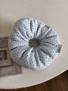 1 pièce Chouchou rembourré à motifs mignons et doux pour femmes en été, à pois multicolores, carreaux, nœud, couleur unie, imprimé floral. Accessoires de cheveux pour queue de cheval, idéal pour la décoration vestimentaire quotidienne, élastiques à cheveux, chouchous, boules de cheveux, pour se laver le visage, accessoire de tête - Multicolore - Voir 8