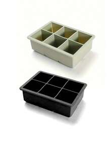 1pc 2" Large Silicone Tray, Flexible Square Ice Mold, Stackable Design - Multicolor - View 17