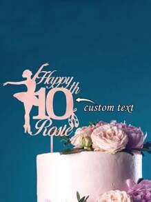 Customized Personalized Birthday Cake Tray, Suitable For Birthday Party Decorations | Can Be Customized For Any Age, Teachers' Day Gift, Valentine's Day Party