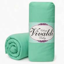 Baby Crib Sheet Kits 100% Cotton, Boy And Girl, With 3 Pieces Combed Yarn 30/1 Mesh (DOES NOT PILL) - 1 藍色 1 綠色 1 白色 - 查看 6