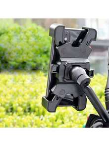 1 Peça Novo Suporte de Telefone Celular para Motocicleta em Formato de Polvo, Absorção de Choque e Anti-Roubo, Adequado para E-Bike, Motocicleta, Bicicleta, Suporte de Navegação para Entregador de Alimentos