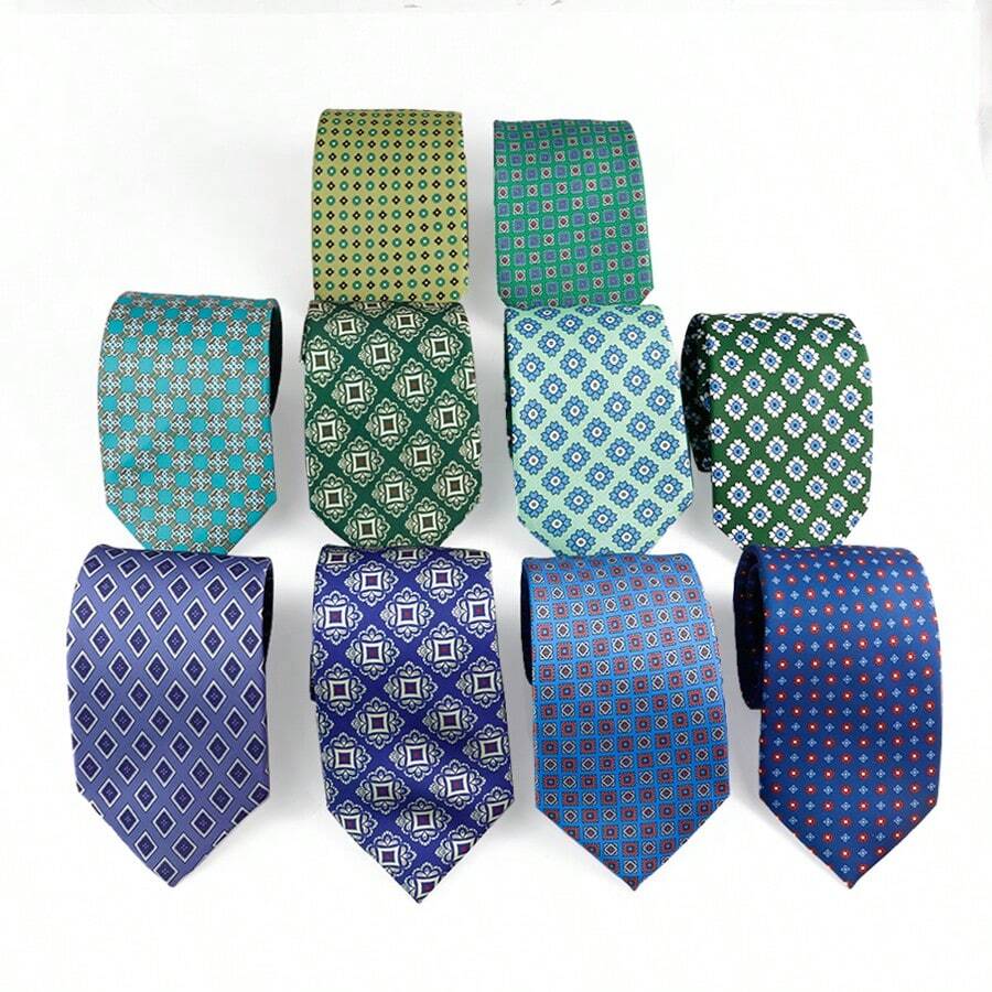 1 pieza Corbata clásica de moda a cuadros para hombre, adecuada para bodas, fiestas y regalos