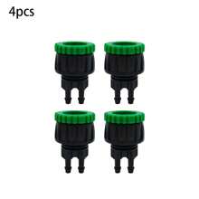 滴灌软管连接器专业微灌适配器农业灌溉配件 1/4 英寸滴灌管适用于太阳能灌溉系统套件