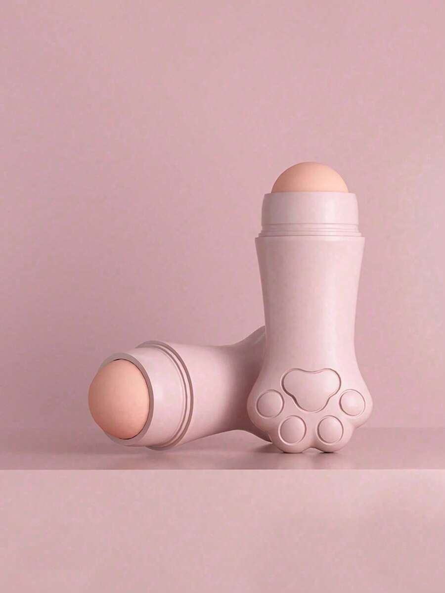 Rodillo volcánico de 2 en 1 absorbente de aceite con bolas volcánicas para el rostro, rodillo de piedra volcánica portátil y reutilizable para control de grasa, resultados instantáneos que eliminan el brillo excesivo para piel grasa - Ver 1