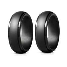 1/2/6 Anillo de boda de silicona cómodo - Flexible, adecuado para un estilo de vida activo