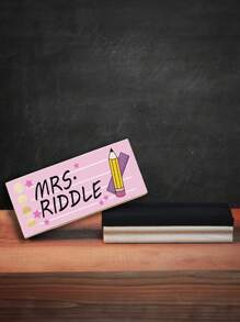 1pc Custom Personalized Teacher Whiteboard Eraser With, Custom Preschool Teacher Name Eraser Gifts, Hand Painted, Custom Teacher Appreciation Gifts,Personalized Gifts, Holiday Decorations, Gifts For Teachers, Creative Teacher Gifts, Back To School Gifts,There Are 23 Styles To Choose From